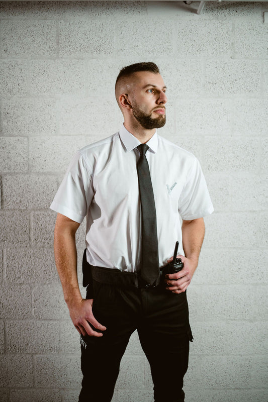 3 Overhemden Pakket Wit Korte Mouwen