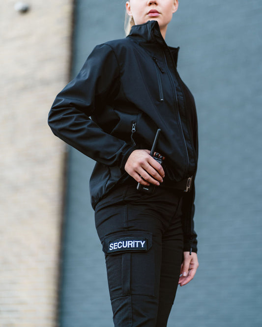 Security Patch Met Klittenband Zwart